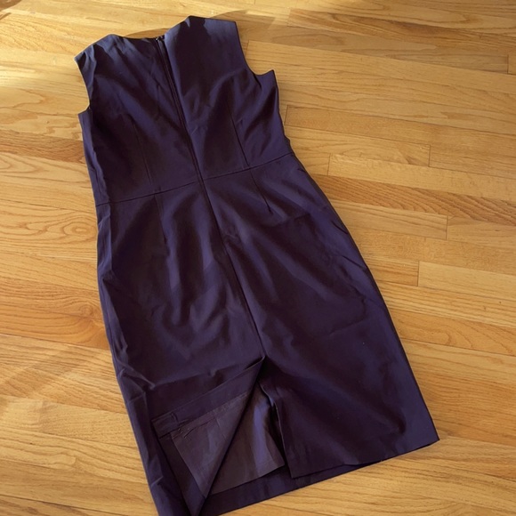 Brown Emanuel Ungaro suit dress. Below the knee. Fully lined. Sleeveless. Sz 14. - Picture 2 of 4